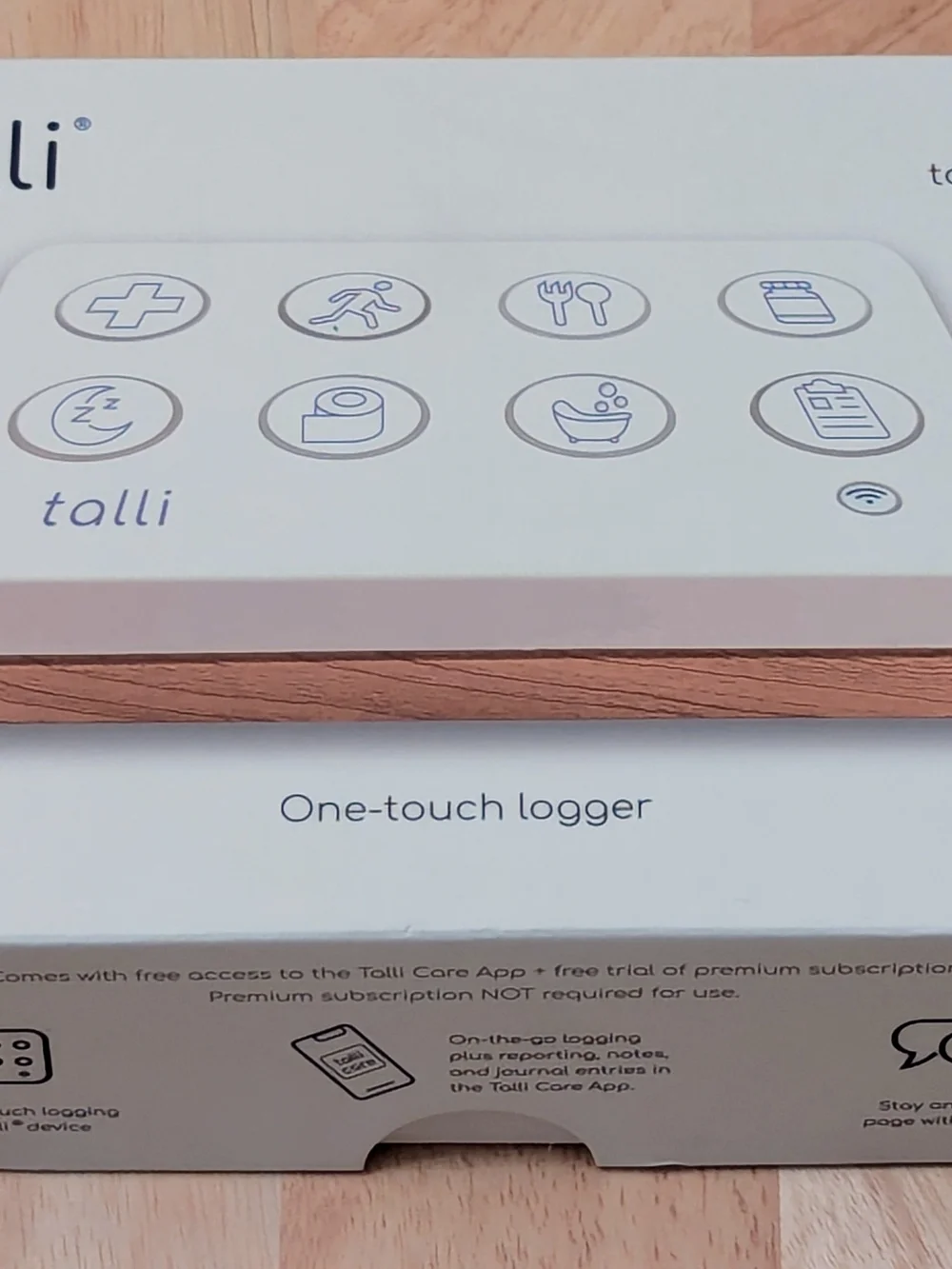 Talli One-Touch Caregiver & Health Tracker Baby / Elderly Logger w/ App - New